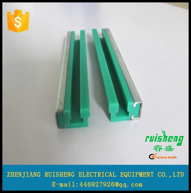 plastic high wear resistance steel galvanized UHMWPE roller chain guide