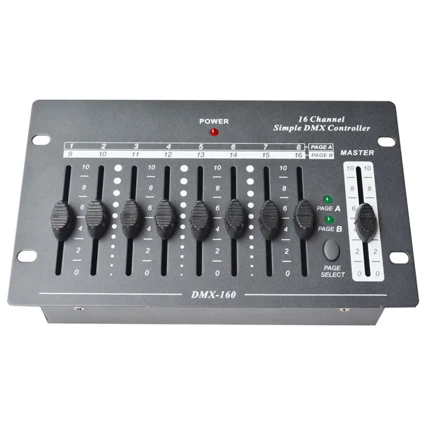 DMX Dimmer console DC9V dj event stage lighting 16 Channel Simple DMX Controller