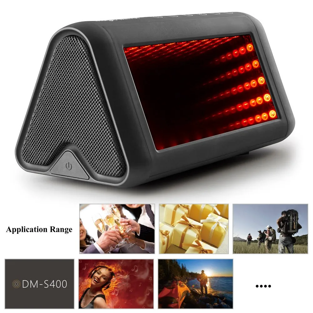 Оптовая продажа Super Bass 5 динамический 3D светодиодные фонари эффекты Портативный беспроводной Bluetooth колонки с микрофоном