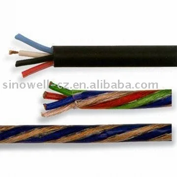 
4-core round individual lap screen audio cable 