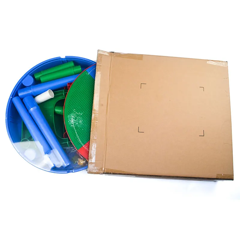 
Kids Plastic BricksToy Activity Play Table with storage box and chairs 