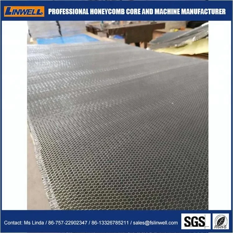 Unexpanded aluminum honeycomb slice block from Linwell