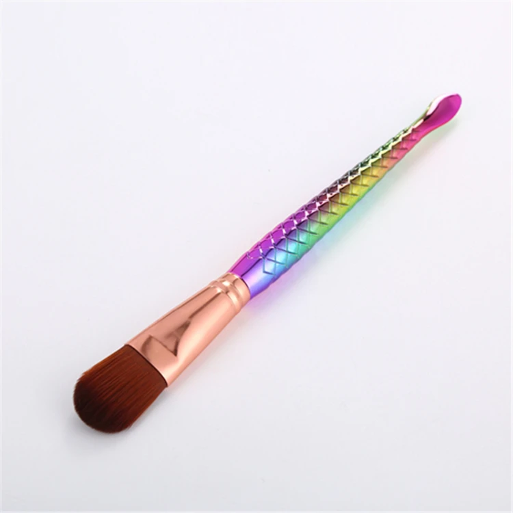 
flat top makeup brush set professional makeup brush manufacturer 2019 silicone facial cleaning eye makeup brush set 