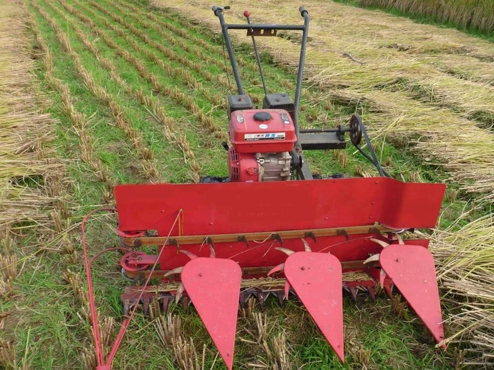 Semi-automatic rice harvesting machine hot pepper harvesting machine sorghum harvester
