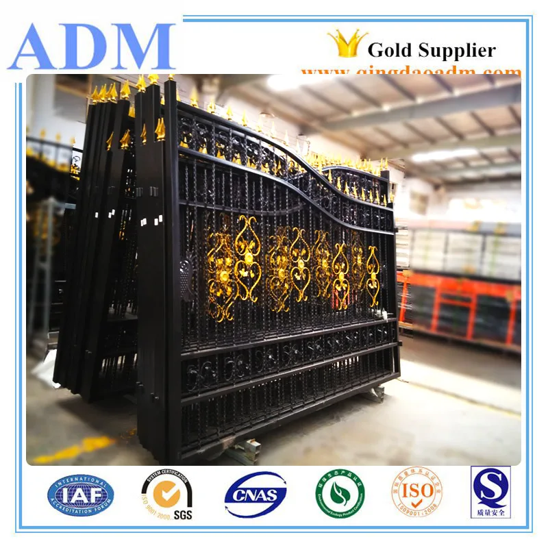 China luxury wrought iron gate for sale