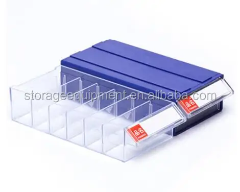 stackable plastic parts drawer & industrial clear plastic box for nail and screw