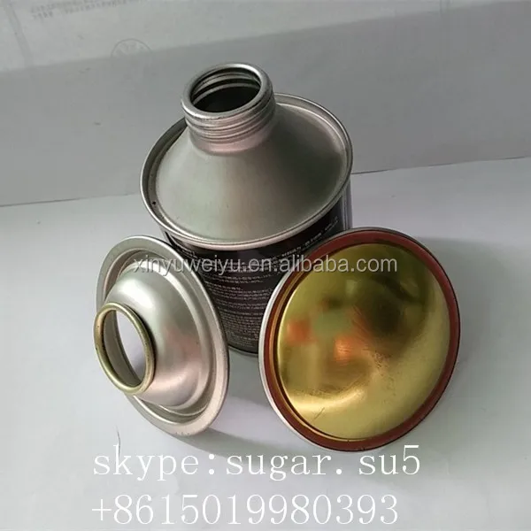 
Factory price empty aerosol screw top tin can supplier in Dongguan 