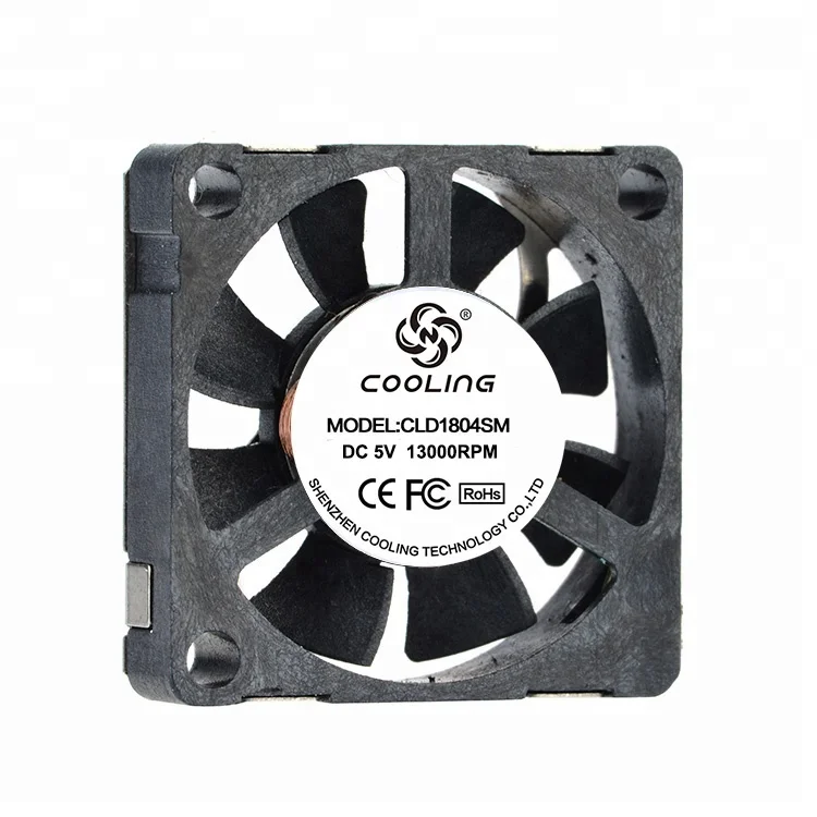 18mm Small Fan 1804 18x18x4mm Industrial Axial Flow Fan 5V Brushless DC Cooling Fan