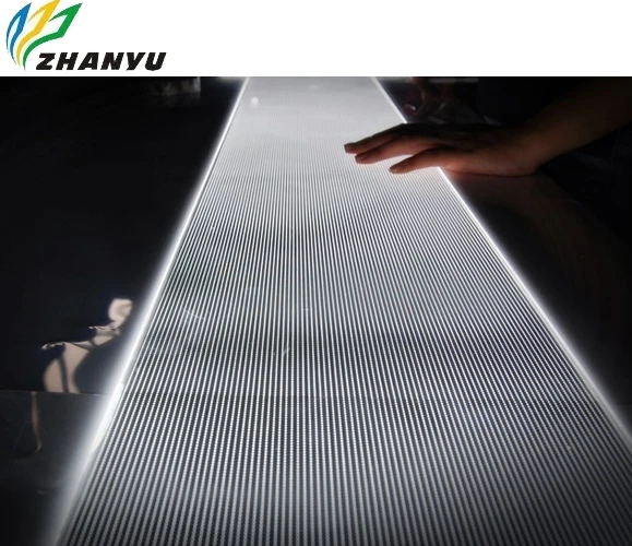 100%  Virgin Acrylic Sheet Optical Grade Guide Panel for LGP Light