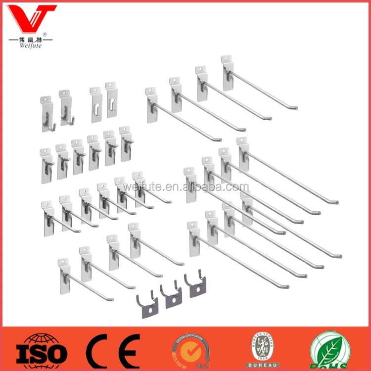 
Customized wholesale metal aluminum groove plate special hooks 