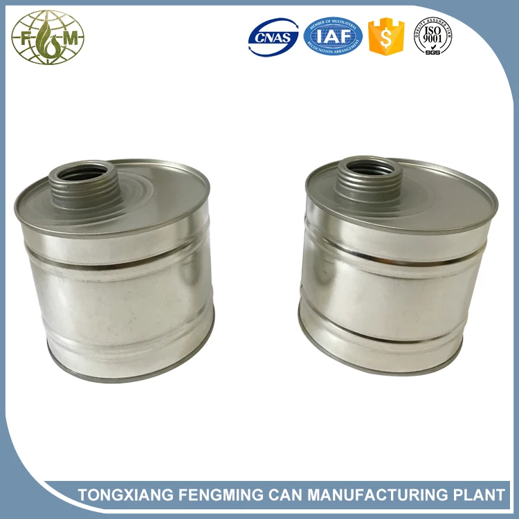 
500ml glue metal tin cans with brush on lid for pvc pipe adhesive use 