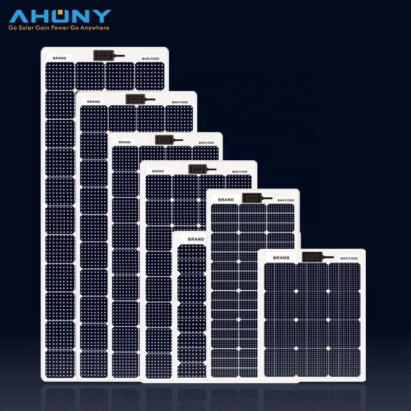 semi rigid solar panel 40w walk step drive on IBC solar cells CE ROHS salt mist test with high efficiency for home leisure use