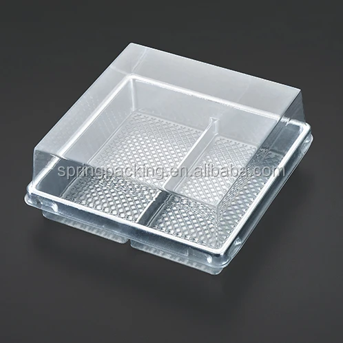 PET Thermoform plastic Macaron packaging box cake packing container pastry bakery tray