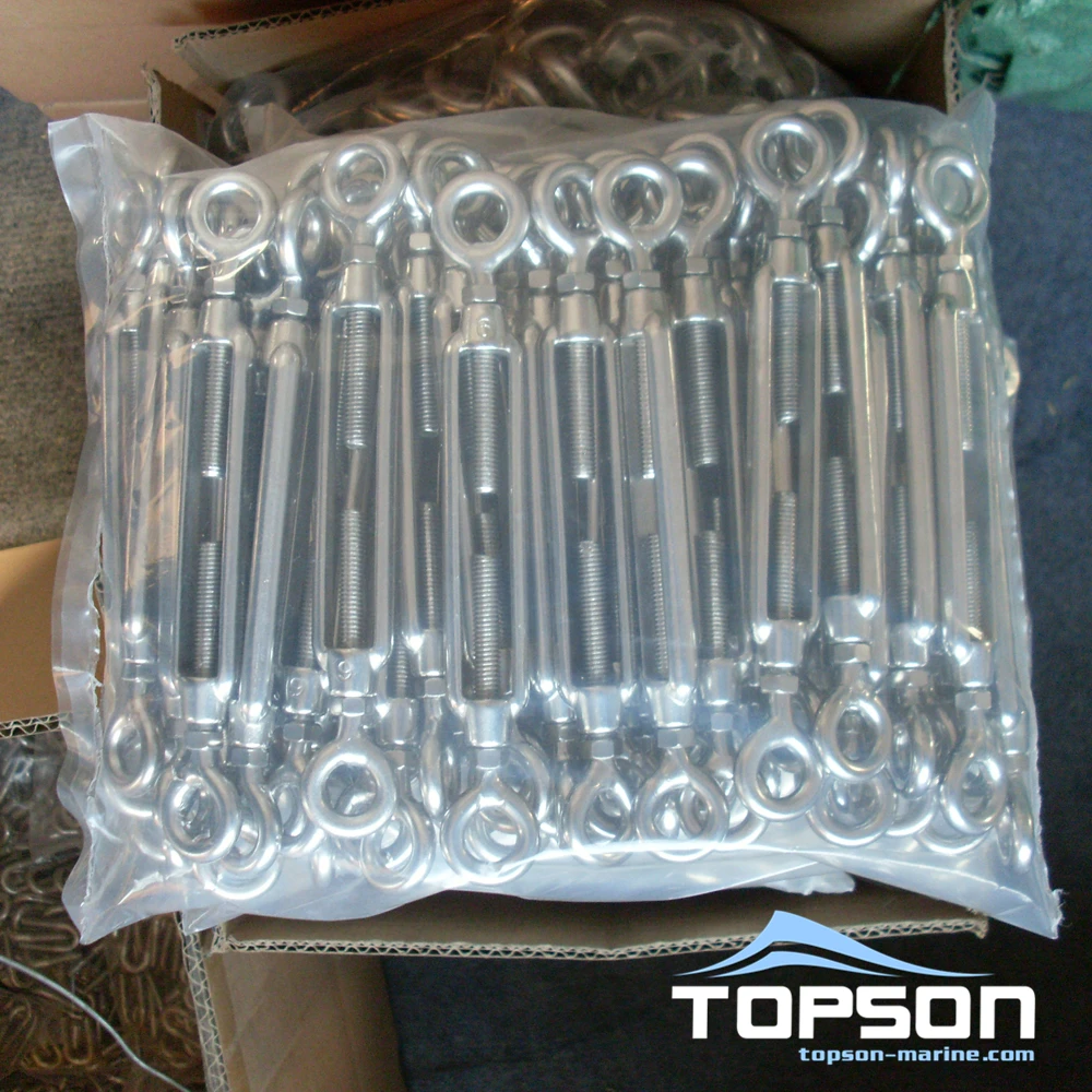 Rigging Hardware Stainless steel US type eye eye style open body turnbuckle