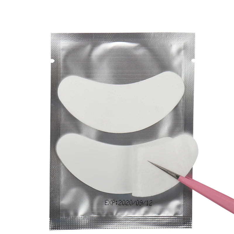 
private logo under eye pads for eyelash extensions Lint free 