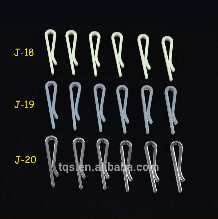 High Quality Small 4.2*1.0*0.5cm U-shape Shirt Plastic Clips For Shirt Packing