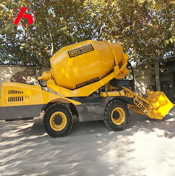Large site equipment weight loaded concrete truck cheap concrete mixer