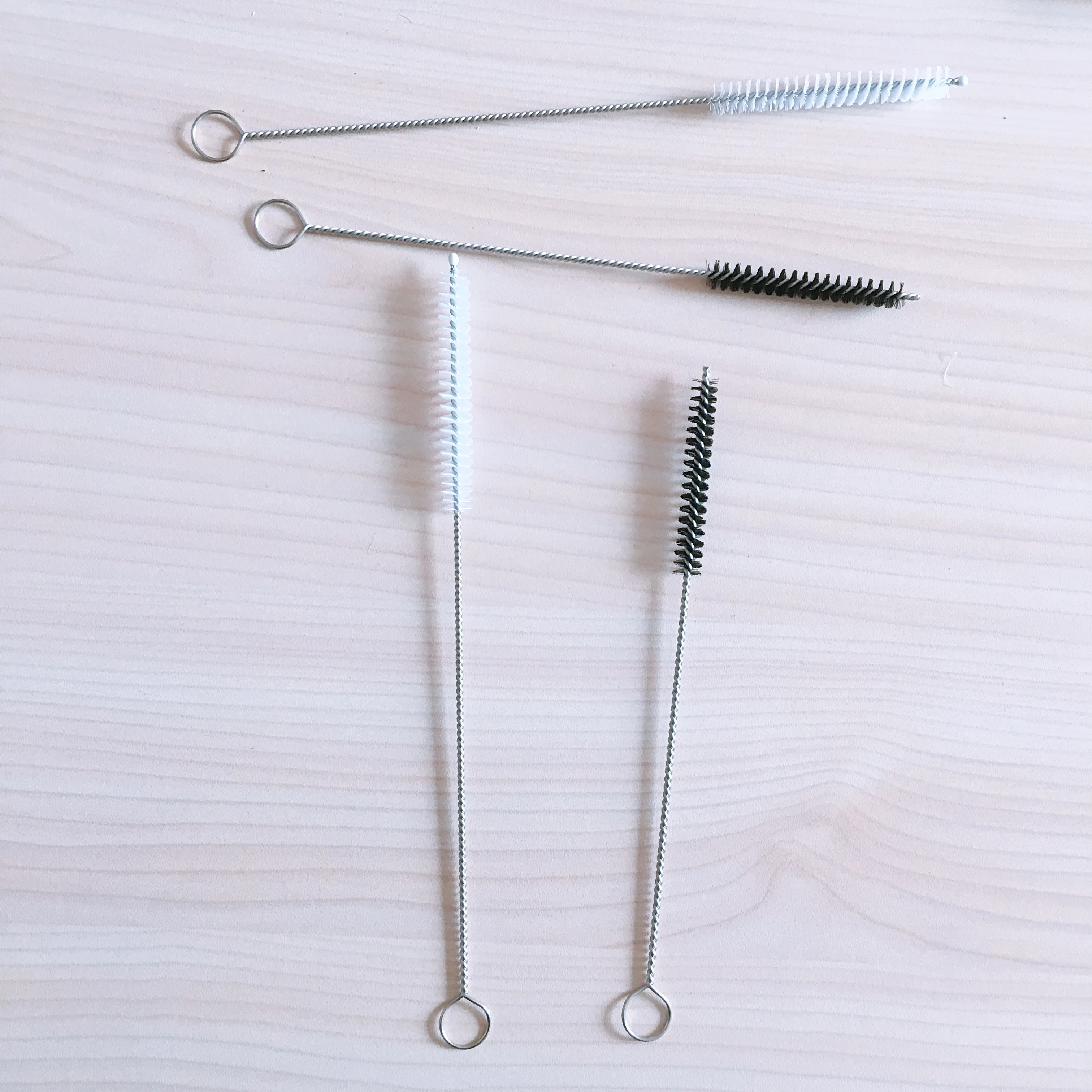 Factory Customized Cheap Price Twisted Wire Long Spiral Small Nylon Micro Dip Copper Gas Test Tube Brush