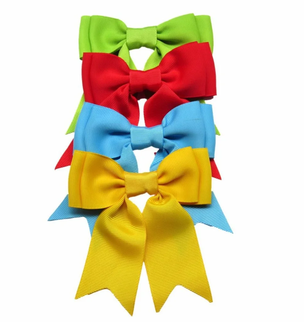 China 100% polyester red grosgrain bow ribbon large Christmas bow for party decorative