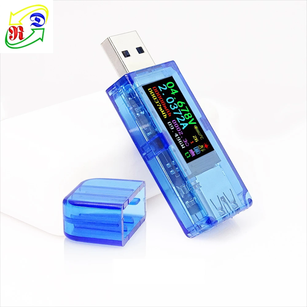 RD USB 3.0 AT35 5 digits LCD display voltmeter ammeter cable tester digital multimeter battery charge power bank USB Tester