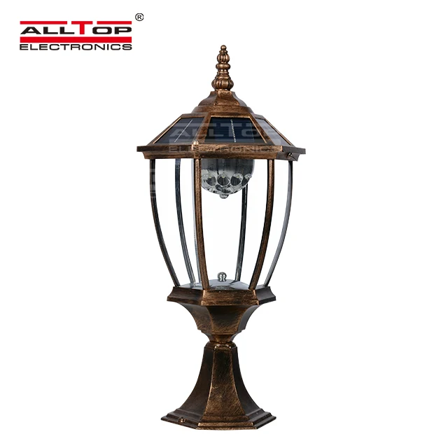 
3w high quality fancy main solar gate post pillar light 