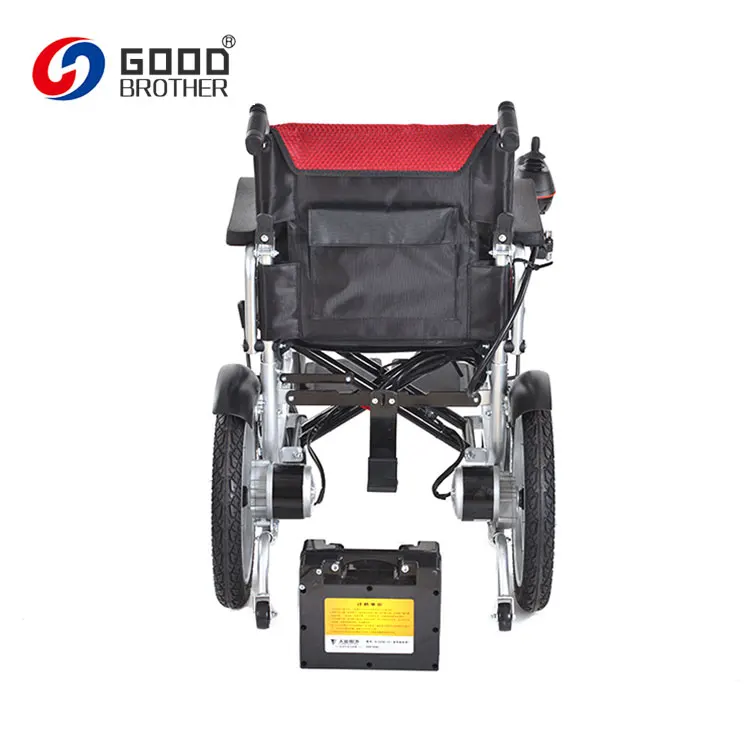 best seller CE approved light weight Comfortable Intelligent controller diy 250w Double motor electric wheel chair