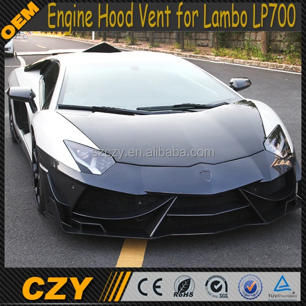 Lambo Bodykits D Стиль Углеродного Волокна Aventador Капот Вентиляционные Отверстия для Lamborghini Lp700