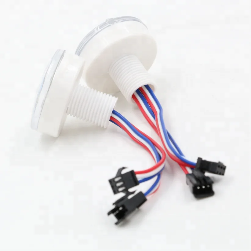 Flat cover 45mm 9LEDs SMD5050 RGB pixel led lights for amusement rides DC12V/24V