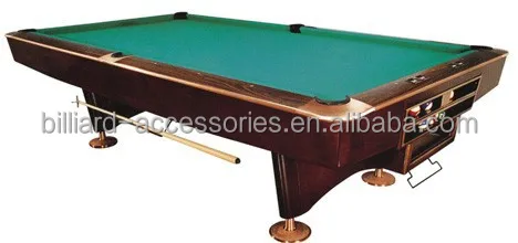 Factory Solid wood Billiard table with slate, 8ft Pool table with free accessories