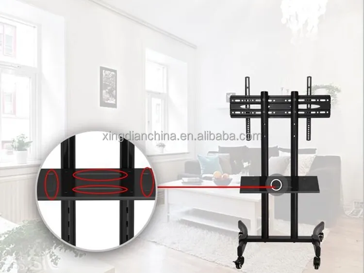 Дешевые TВ движимого ТЕЛЕВИЗОР стенд напольная подставка для тв