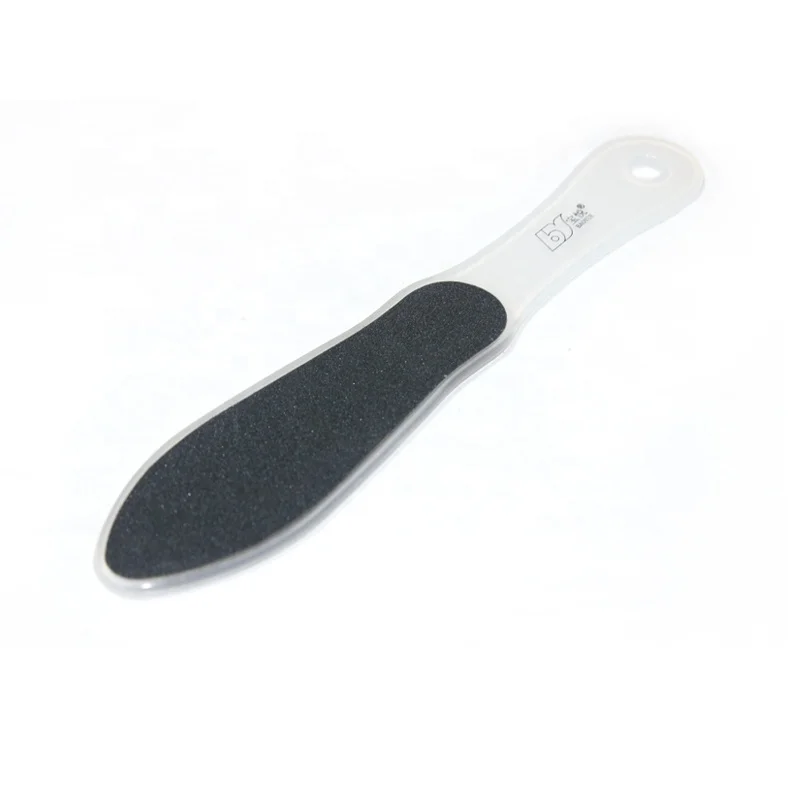China factory supply cheap transparent plastic handle sand pedicure foot file