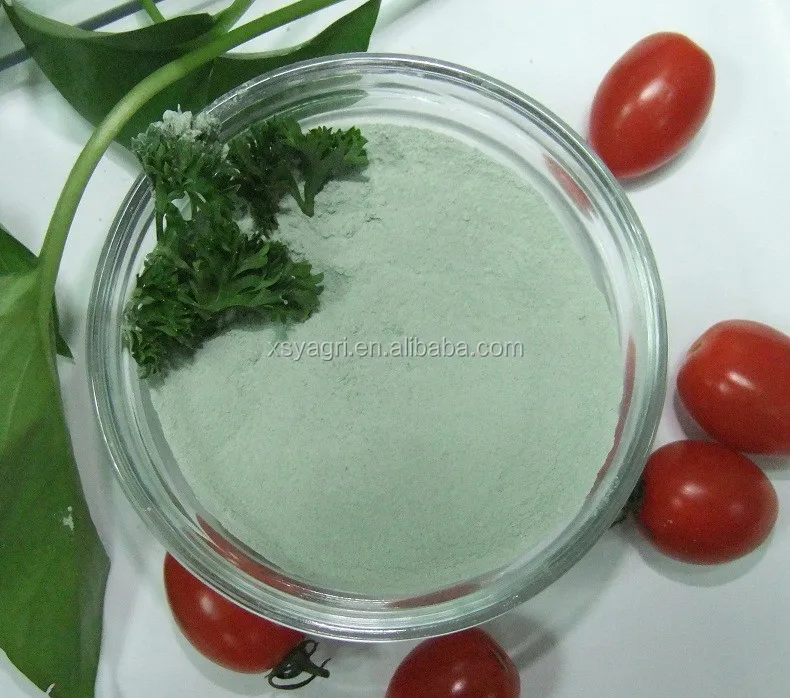 
 Натуральный цеолит в форме порошковых гранул и шаров  