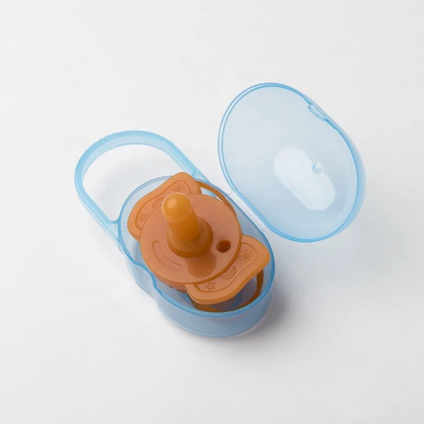 silicone baby pacifier simple and easy to clean silicone soother clip 100% BPA free baby silicone pacifier soother
