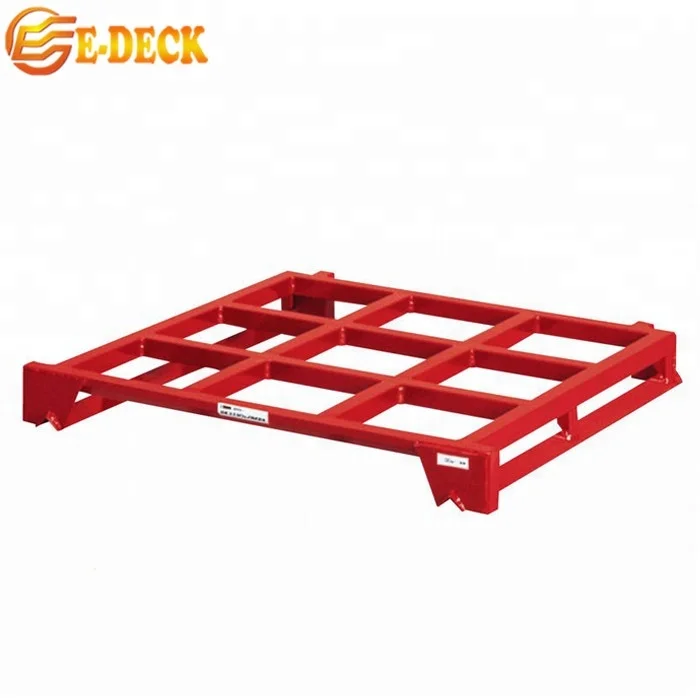 Foldable hot sale metal industrial warehouse storage commercial transport welded rigid portable stacking nestainer racks