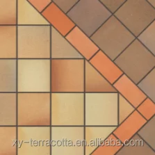 Cheap price exterior outdoor red clay floor tiles