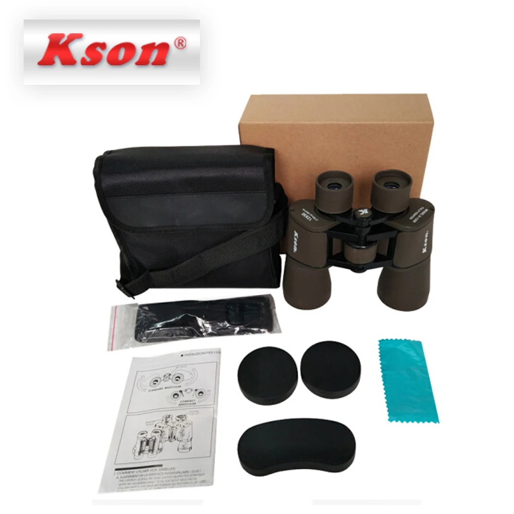 quality aluminium alloy binocular high power binocular telescope 12x50