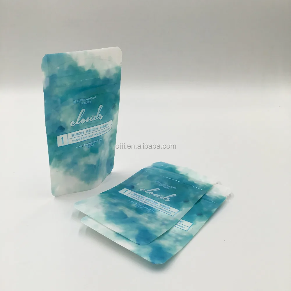 factory price plastic small printed stand up zipper bag