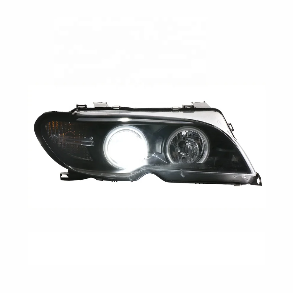 Modified Angel Eyes Tuning  Head Lamp For E46 318i 323i 320i 325i 330i 2 doors 2003-2005 year