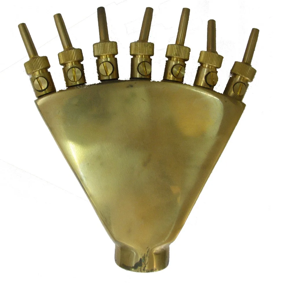 high quality brass adjustable fountain nozzle water jumping jet sprayer fountain nozzle for garden pond/lake