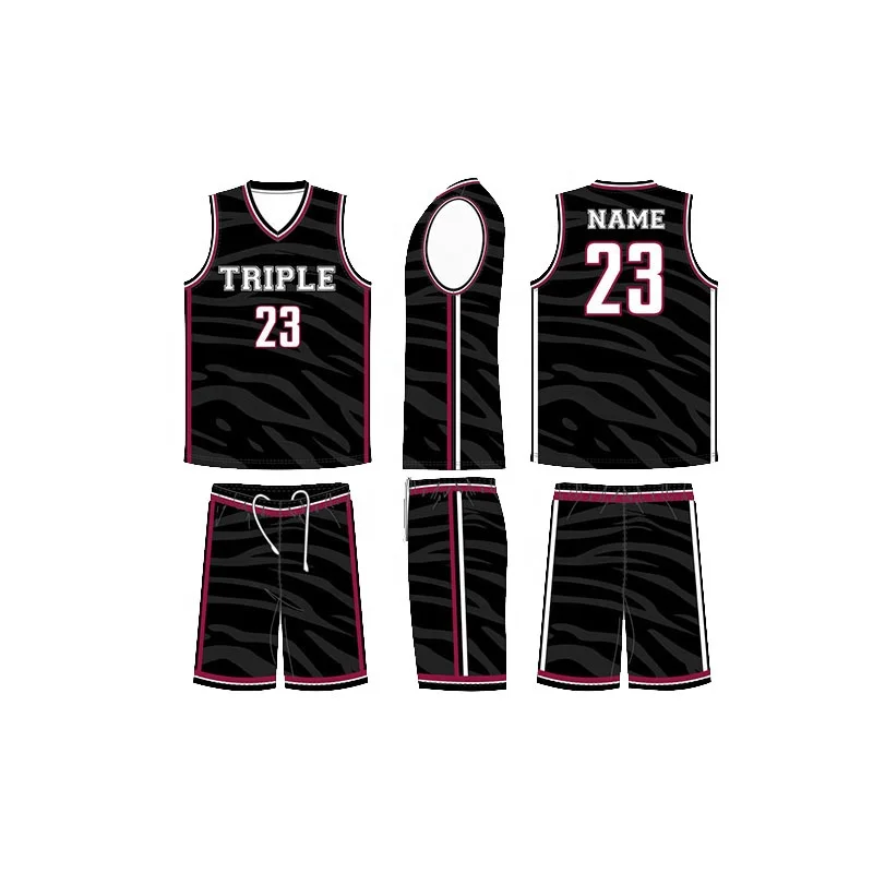Custom high quality 100% polyester quick dry mesh sublimation printing team basketball jersey