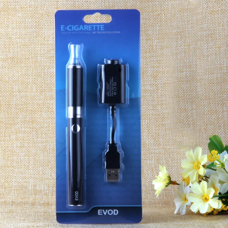 2019 оптовая цена красочные электронные сигареты Evod MT3 Стартовые наборы ручка с USB зарядным