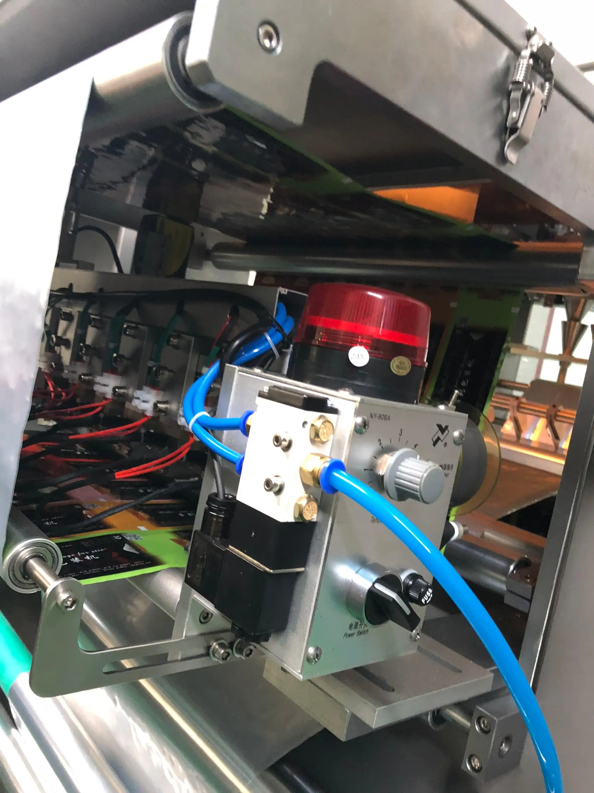 Full auto small tea bag pillow bag packing machine with 10 head weigher