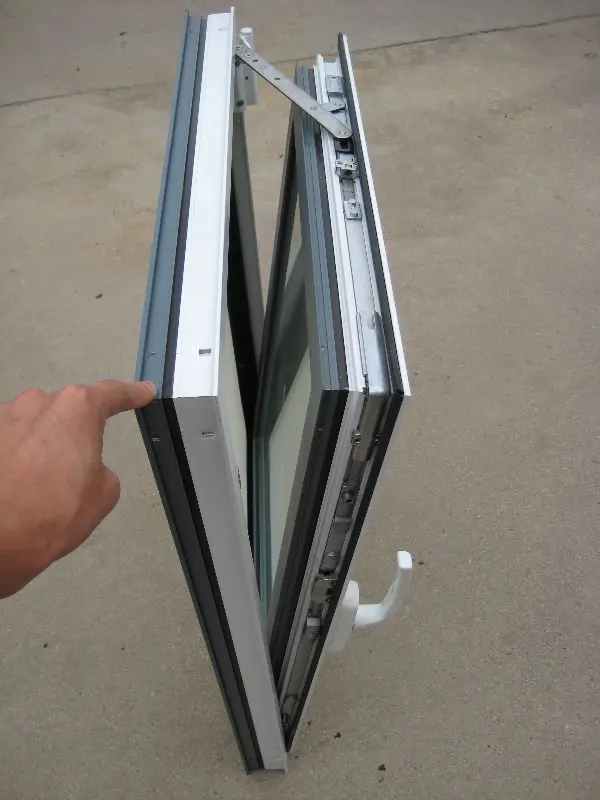 Customized Superior Quality Aluminum Profile For Windows Interior Aluminum Sliding Window Shutters Oval Shutter Window