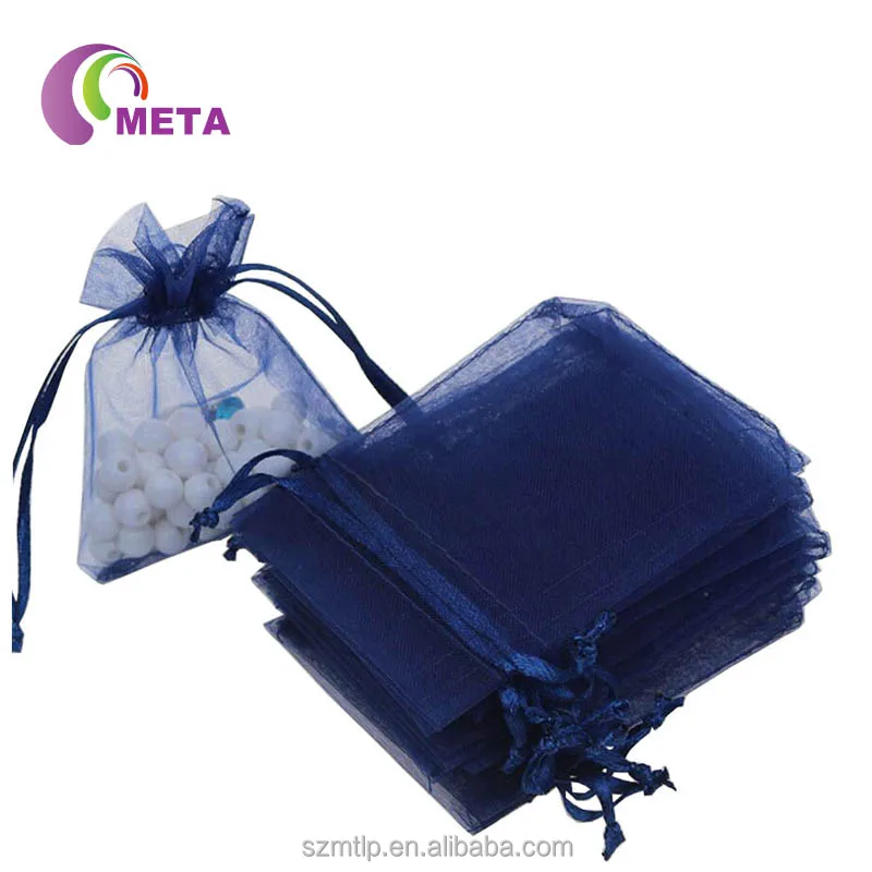wholesale bulk 6x9cm organza gift bags with lace