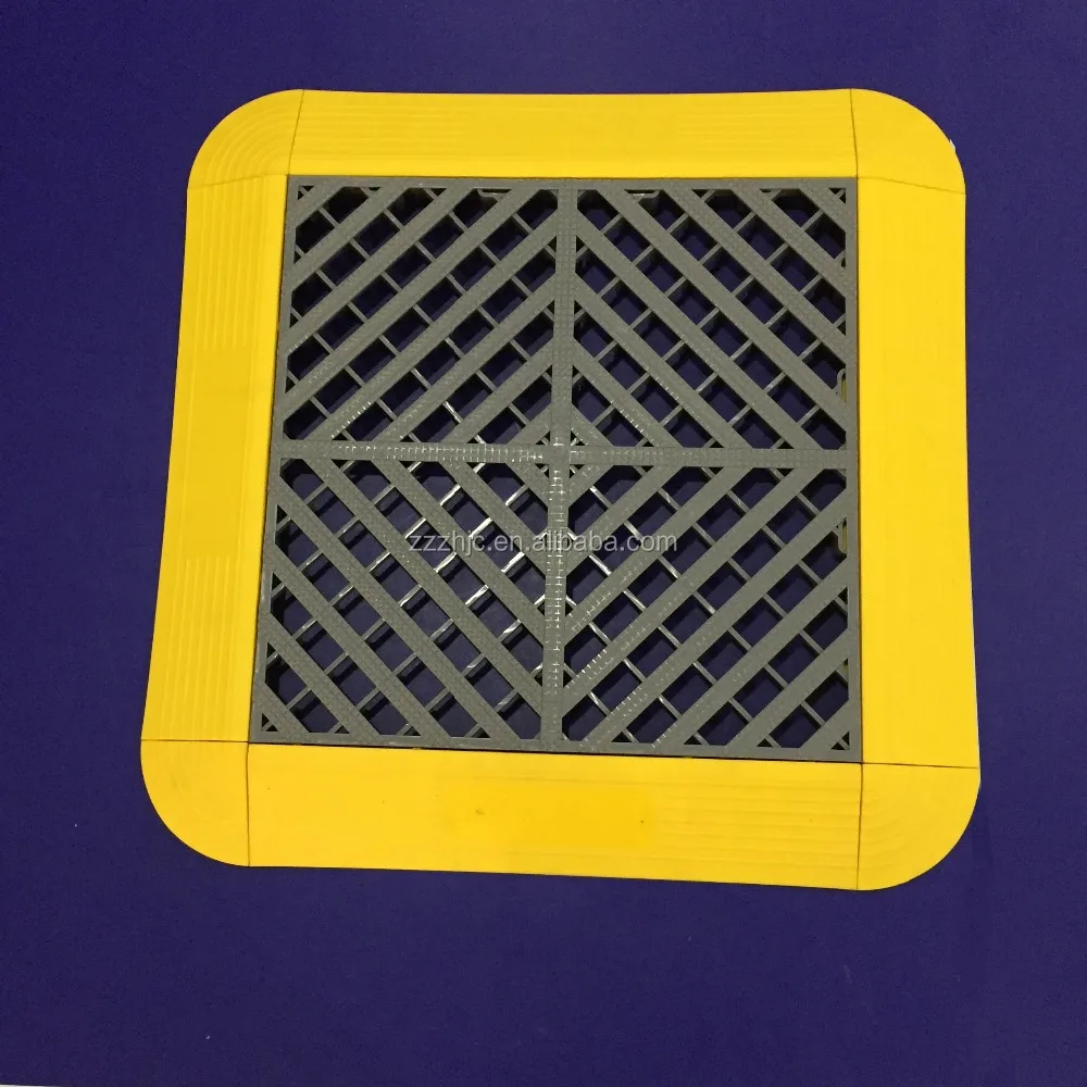 wholesale eco-friendly plastic interlocking garage floor tiles/removable pp interlocking floor for car washing/garage floor tile