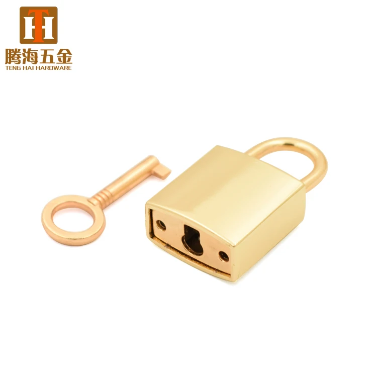 Модный металлический мешок декоративный замок с ключом для