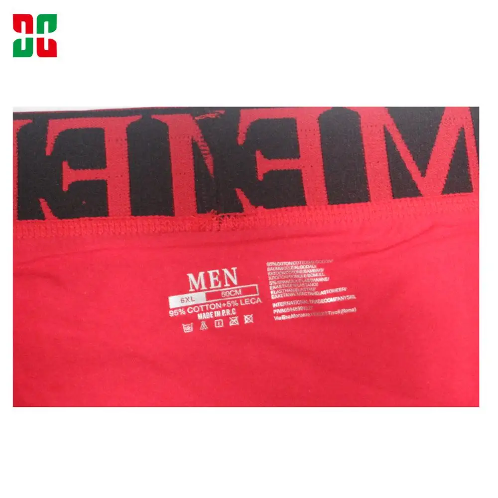 5XL 6XL custom big old man fat men boxer underwear