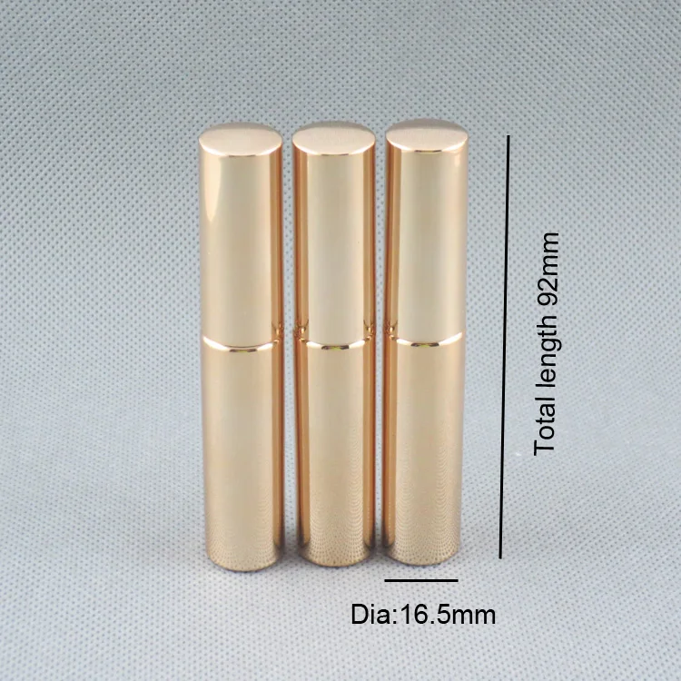 
moq 500pcs TM-EL6621 8ml shiny gold liquid eye liner bottle blowing eyeliner tube empty packaging 