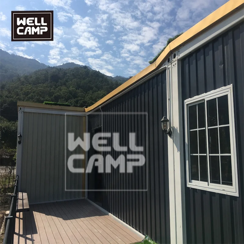 Renting apartment container house in America  modern living prefabricated container homes