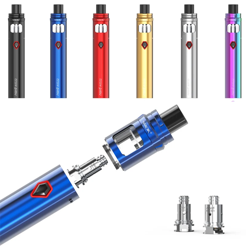 
2018 newest NORD AIO 22 kit 2000mAh 0.6 ohm 1.4ohm 3.5ml 